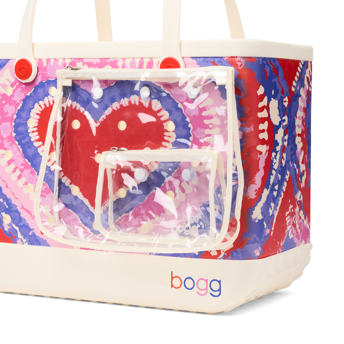 Original Bogg Bag - Dye-licious Heart Buoy Red - Essential Set